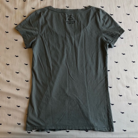 Parajumpers short sleeve top greyish green size M - Picture 2 of 4
